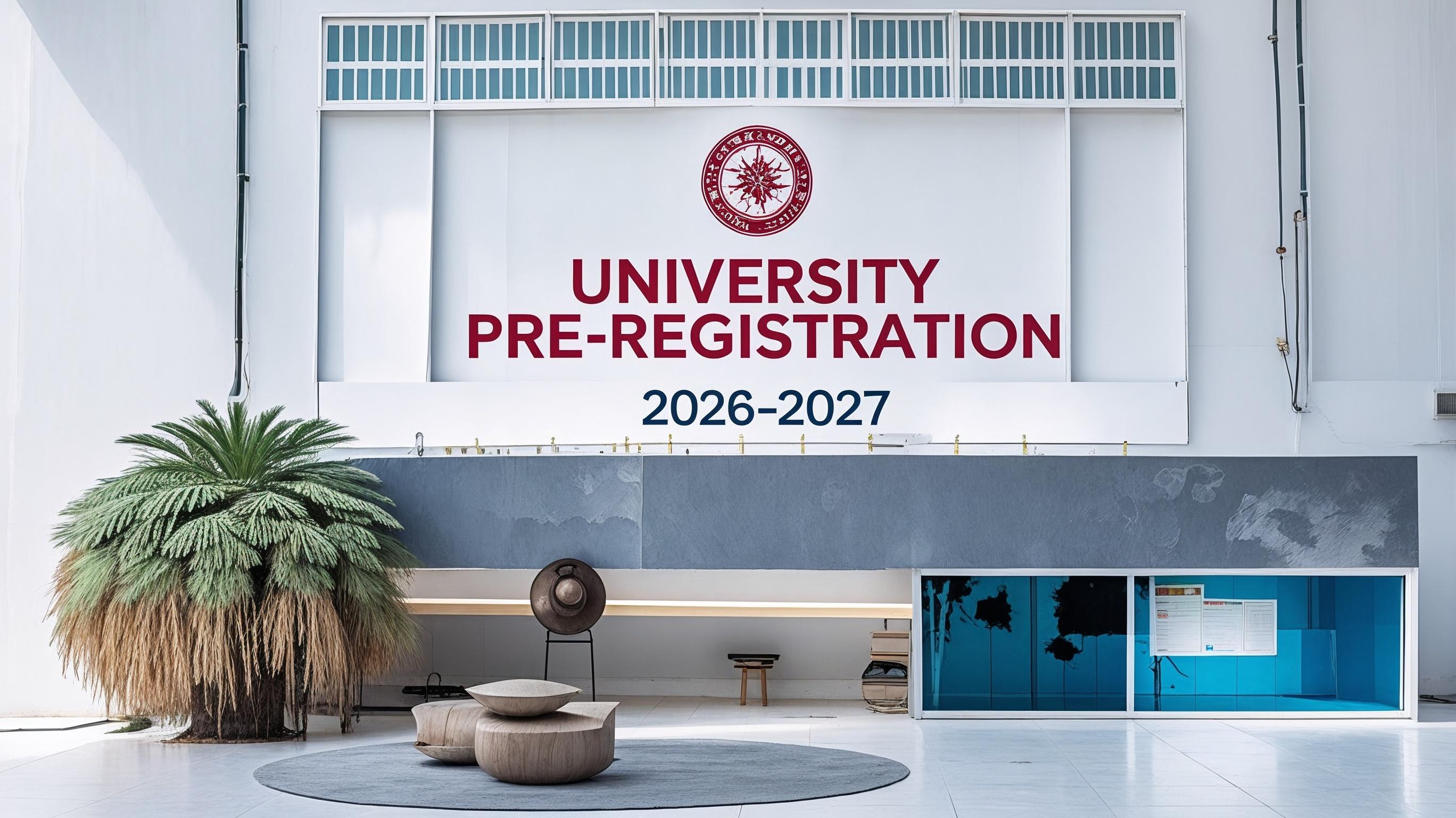 Annonce preinscription 2026-2027